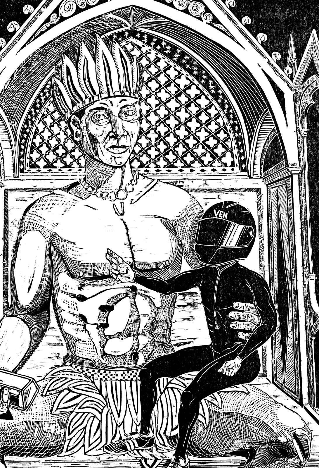 Dame dos detail